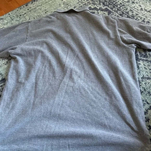 Dark Heather Gray Vintage Polo by Ralph Lauren Men’s Size Large 100% Cotton Polo - Picture 5 of 5